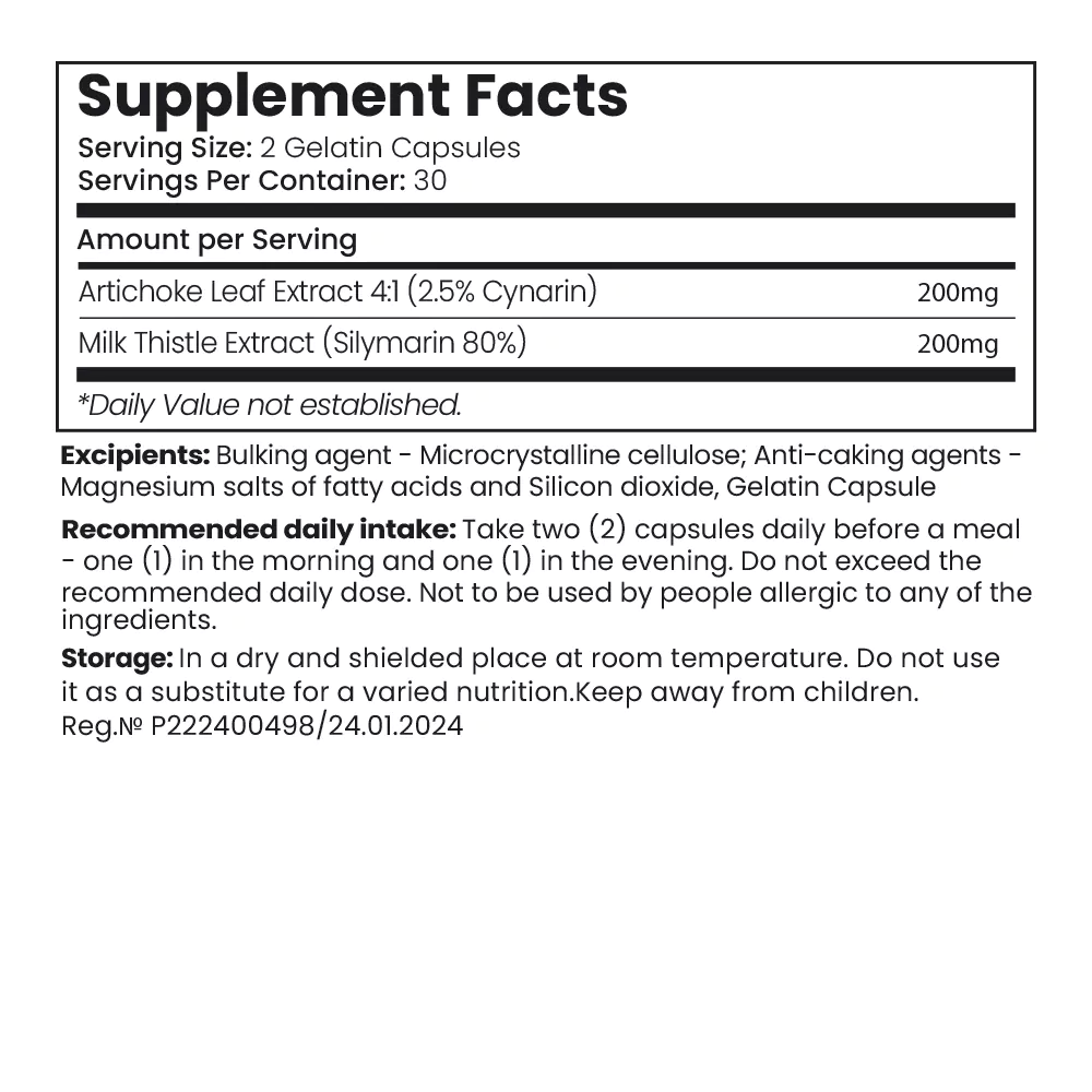 Cholesterol + Liver Health Facts Image